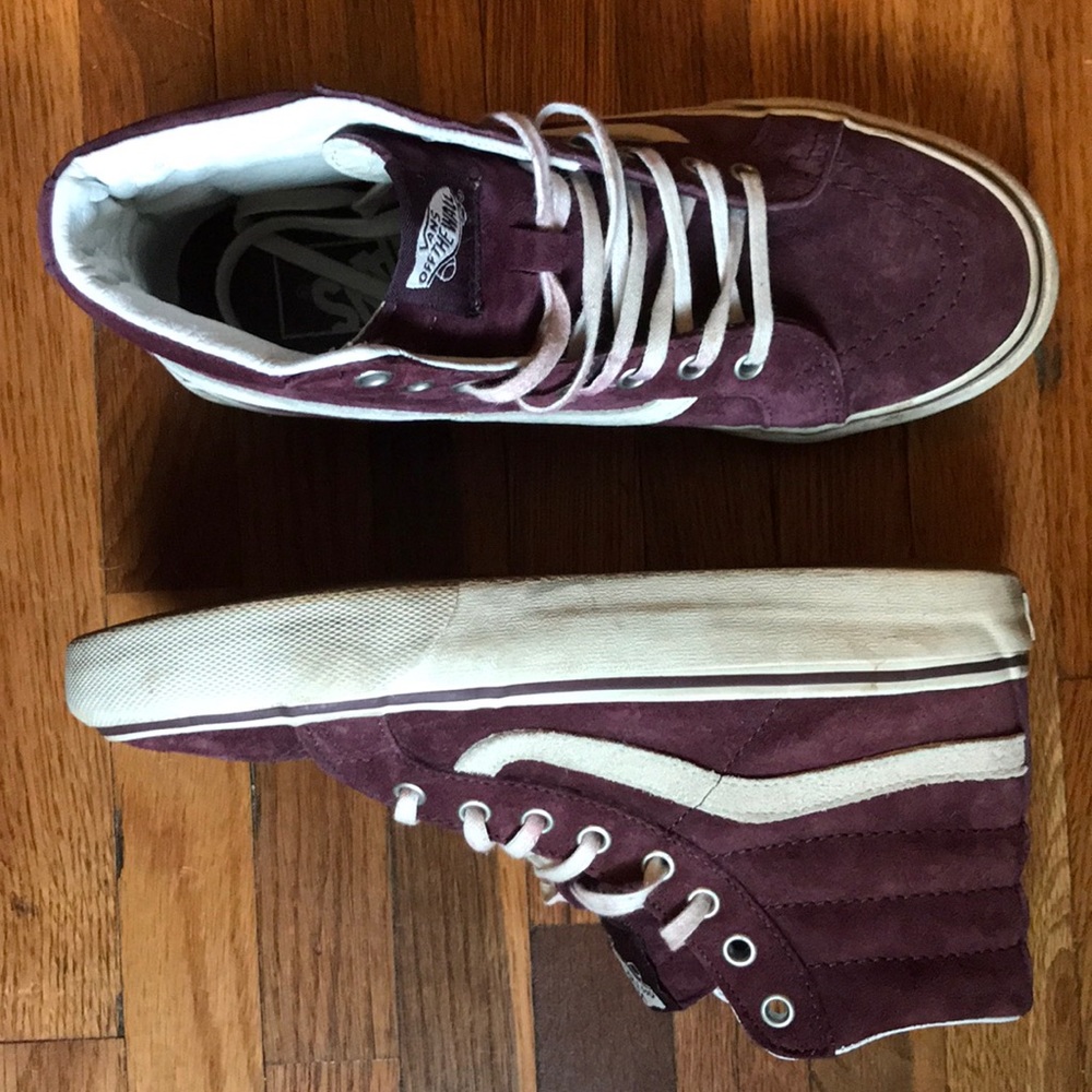 High top suede vans